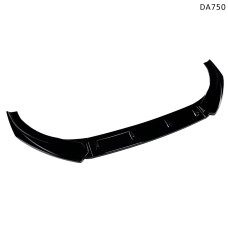 Черен лип спойлер за предна броня Audi S3 8V 2013-2016 - DA750